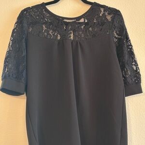Speechless Black Lace Top